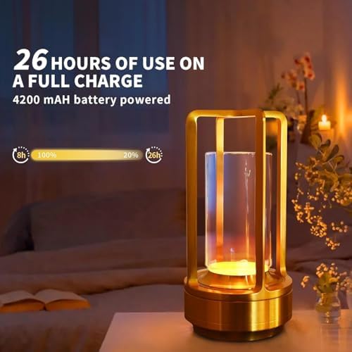 2 Pack Cordless Table Lamps, Rechargeable LED Decorative Lamp - Image 5