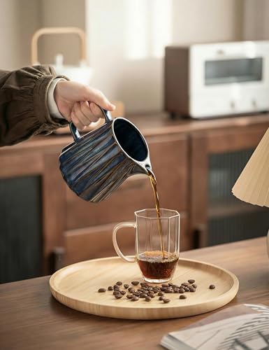 Pour Over Coffee Maker Set, Vintage Ceramic Coffee Dripper with 50 Paper Filters, 15oz/450ml, for Home Café Restaurant Camping - Image 6