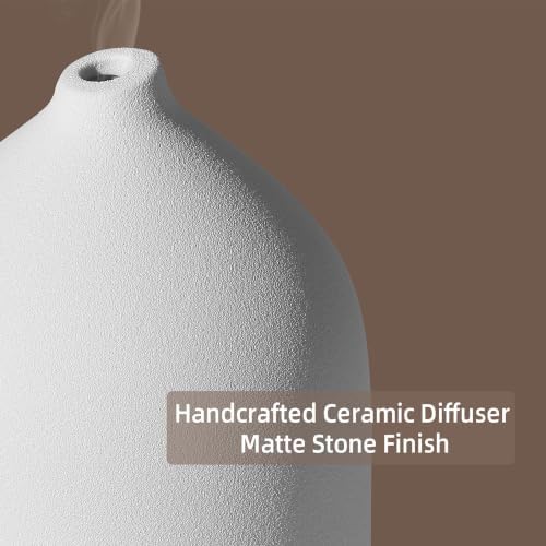Gooamp 200ML Ceramic Essential Oil Diffuser for Home, Stone Diffuser 2 Pack - Image 2