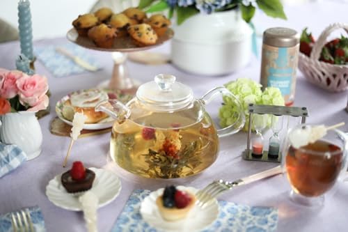 Teabloom Innovative Filtered Borosilicate Glass Teapot With Microdot Whole Leaf Tea Glass Infuser, 40 ounces – A Pure & Immersive Tea Experience – Tea Purist's Choice - Image 2