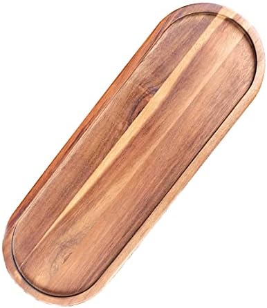 11inch Wooden Vanity Bathroom Trays, Farmhouse Wood Perfume Tray Home Rustic Decor Plate, Kitchen Counter Top Storage, Rectangular Sink Organizer Tray for Soap Bottle by WRIVQSYO