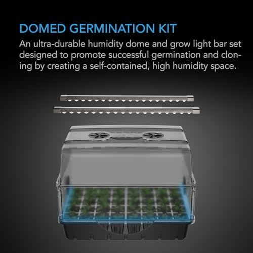 AC Infinity Heavy-Duty Humidity Dome with Full Spectrum LED Grow Light Bars - Image 2