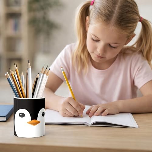 Ceramic Pen Holder Desk Accessories Brush Holder Pencil Holder Organizer - Image 6