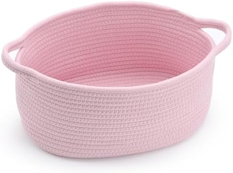 Happyiren Medium Woven Cotton Rope Basket, Empty DIY Gift Basket for Burr by Unknown