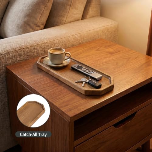 Small Wood Tray – Acacia Serving Platter Vanity Tray Mini Wooden Tray Decor - Image 6