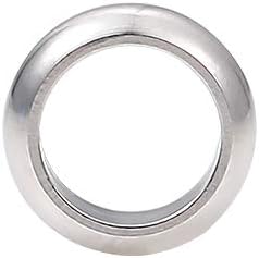 Stainless Steel Spacer Beads 6x2mm Rondelle Loose Charm Caps Beads for DIY Jewelry Making 100pcs with 4mm Hole