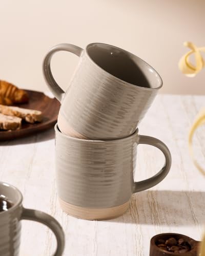 famiware Coffee Mugs Set of 8, 13 oz Mug Set, Ceramic Cup Set with Handle - Image 7