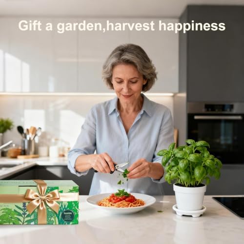 10 Indoor Herb Garden Kit, 33-Piece Complete Kitchen Herb Starter Set - Image 6
