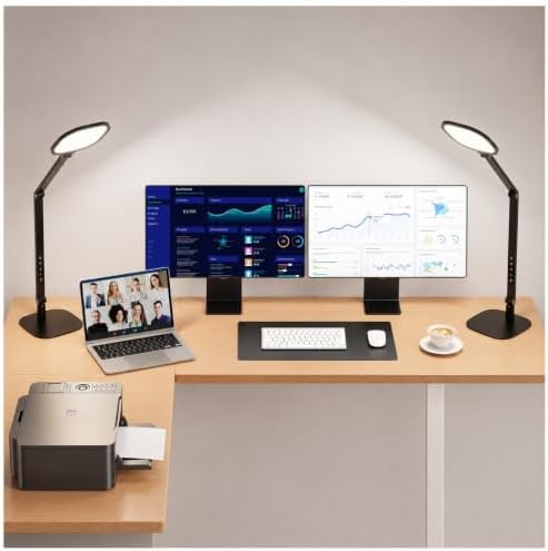 LitONES LED Desk Lamp for Home Office, Soft Edge-lit Design - Modern Style by LitONES