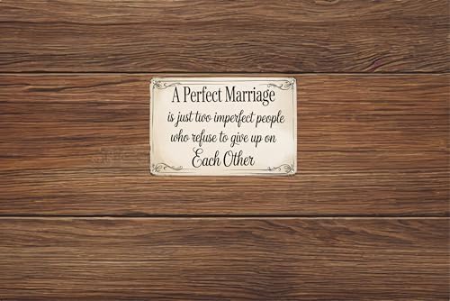 Marriage Room Funny Retro Metal Tin Signs Wall Decor 12x8 in - Image 6