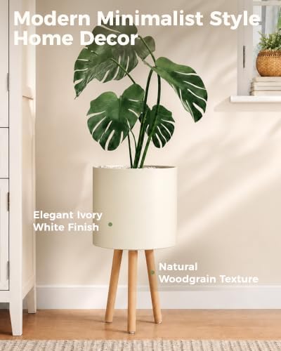 Bamworld Single Plant Holder for Indoor Plants Metal Planter Stand 10.5in - Image 4