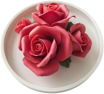 Passive Diffuser,Handmade Ceramic Rose Essential Oil Diffuser,Non-Electric Artisan Home Fragrance Decor for Living Room,Bedroom,Bathroom,Office and Relaxation Space by Unknown