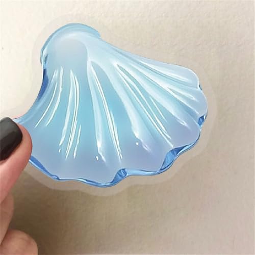 50PCS Sea Shell Stickers Aesthetic PET Conch Stickers Clamshell Pearls Decal Waterproof Decorative Decals for Scrapbook DIY Crafts Album Bullet Journal Planner Water Bottles Laptop Phone (Conch) - Image 2