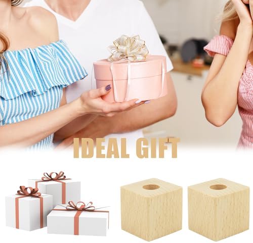 2-Piece Beech Wood Single-Slot Pencil Holder Set - Image 4