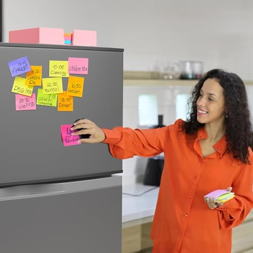 Beego Sticky Note Holder Organizer - 4x6 in Lightpink Acrylic Notepad Holder Acrylic Sticky Note Dispenser Cute Memo Holder (NO PADS) for Dorm Room Office Desk Organization - Image 4