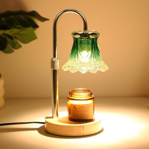 GEEZO Fragrance Candle Warmer Lamp，Electric Candle Warmer with Timer & Dimmer，Mom Christmas Birthday Gifts for Women, House Warming Gifts New Home Bedroom Decor by GEEZO
