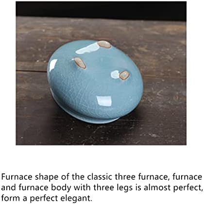 Ceramic Incense Burner with Lid, Cone Coil Incense Holder for Home - Image 3