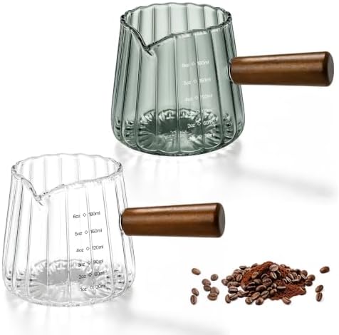 6 OZ Espresso Cups, Espresso Accessories, Espresso Shot Cups, 2 PCS by Unknown