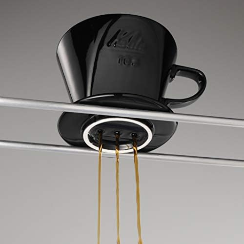 Kalita Ceramic Coffee Dripper (Black) for 2-4 Cups (#02005) - Image 2