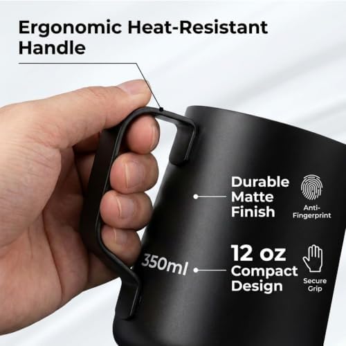 Small Metal Watering Can for Indoor Plants - 12oz Long Spout Pot for Succulents, Orchids & Seedlings - Stainless Steel with Teflon Coating (350ml/12oz) - Image 5
