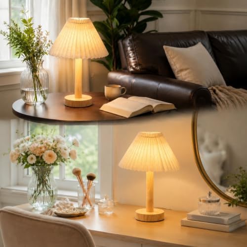 Portable Rechargeable Table Lamp, Touch Dimmable Bedside Light - Image 7