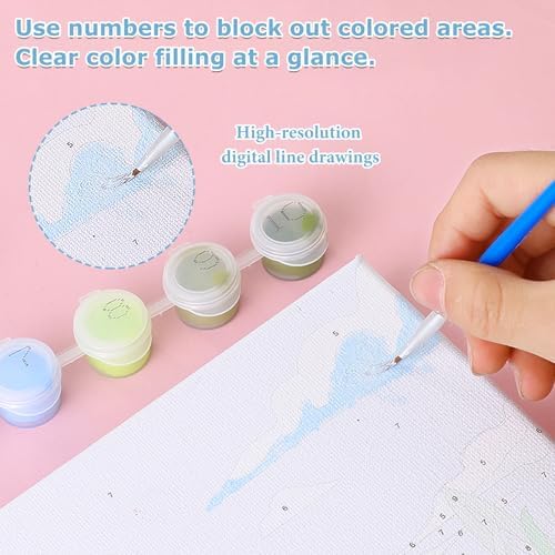 Tree of Life Paint by Number, Paint by Numbers Kit for Adults 10x10 Inch - Image 5
