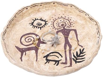 Spiral Figure Jewelry Dish – Handmade Symbolic Trinket Tray Inspired by Wisdom & Self Discovery (Spiral Figure) by Unknown