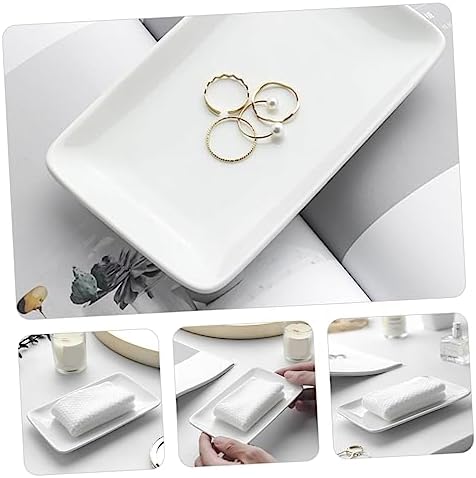 WOONEKY 2pcs Ceramic Jewelry Dish Tray for Organizing Small Items - Image 7