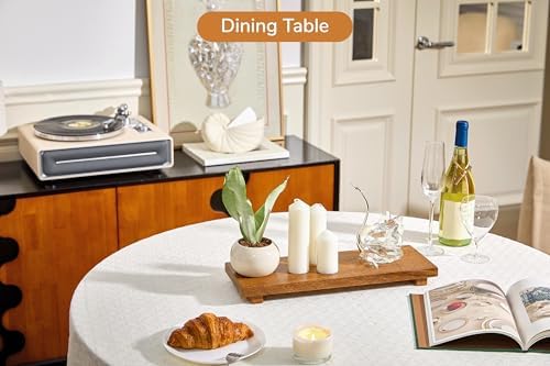 Narrow 17" Acacia Wood Riser Pedestal Stand for Kitchen Counter - Image 4