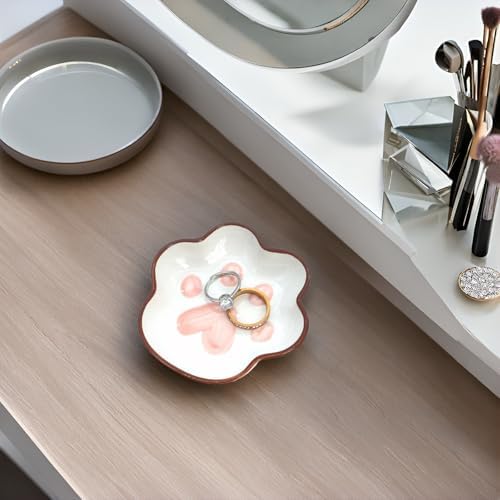 Small Cat Paw Ring Dish Jewelry Tray for Teen Girls Gifts - Image 2