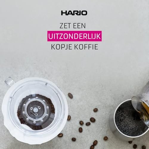 HARIO VDR-01-T Transparent Dripper 01 Clear Coffee Hand Drip for 1 to 2 Cups, Made in Japan - Image 7
