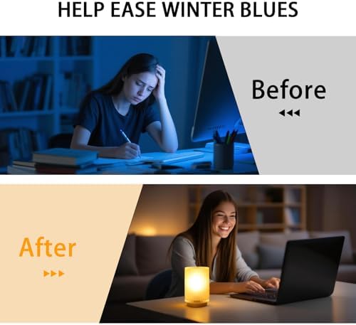 Cordless Table Lamp with Timer, Bedside Lamps with LED Warm Light - Image 5