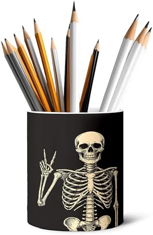 Ceramic Pen Holder Desk Accessories Brush Holder Pencil Holder Organizer by Unknown