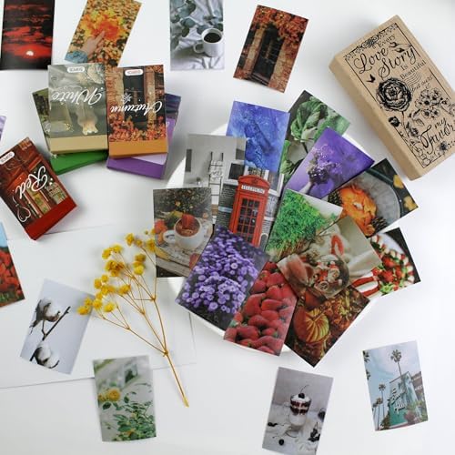 Washi Stickers, 6 Sets 300 Pcs Aesthetic Sticker Book - Image 7