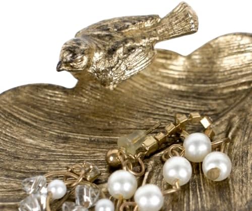 NIKKY HOME Jewelry Dish Tray, Vintage Jewelry Tray with Bird - Image 5