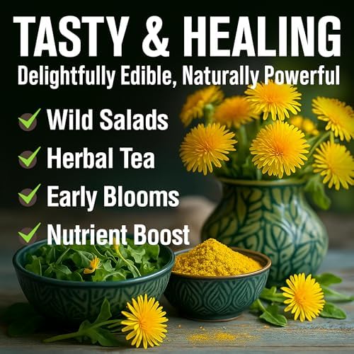 HOME GROWN Dandelion Seeds, 600 Seeds, 0.3 g, Taraxacum officinale - Image 6