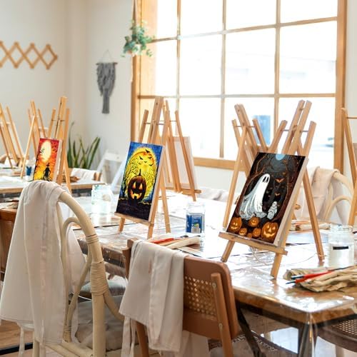 Sherr 12 Pcs Pre Drawn Canvas for Adults,Halloween,8 x 10 Inch - Image 4