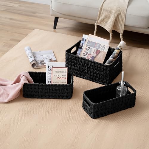 GRANNY SAYS Wicker Baskets for Shelves, Large Woven Baskets for Organizing - Image 6