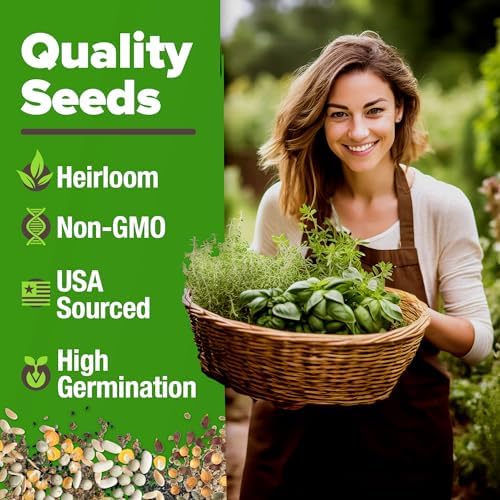 HOME GROWN 10 Herb Variety Pack 3000+ Seeds Extra Large Culinary Kit - Image 2