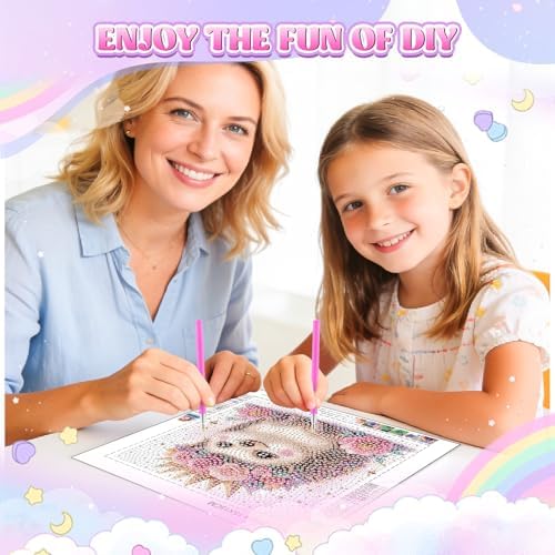 GHHKUD Hedgehog Diamond Art Painting Kits for Adults with Frame, Diamond Art Animals Crafts for Ages 4-6-8-12, Easy to DIY Gem Painting Gifts Home Wall Deco 15x15cm (Beautiful Packages) - Image 3