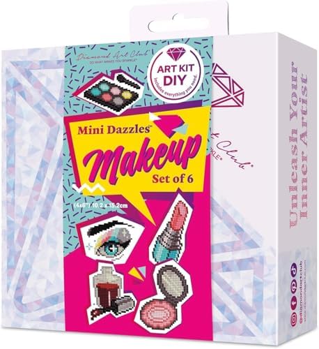 DIAMOND ART CLUB Mini Dazzles - Makeup Diamond Art Kits for Adults by DIAMONDARTCLUB