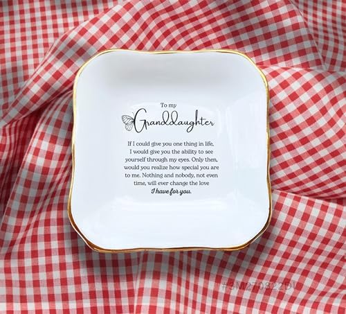 Granddaughter Gift, Ring Dish, Gift for Granddaughter, Granddaughter Birthday Gift, Granddaughter Wedding Day Gift, Gift from Grandma, Granddaughter Present, to My Granddaughter - Image 4