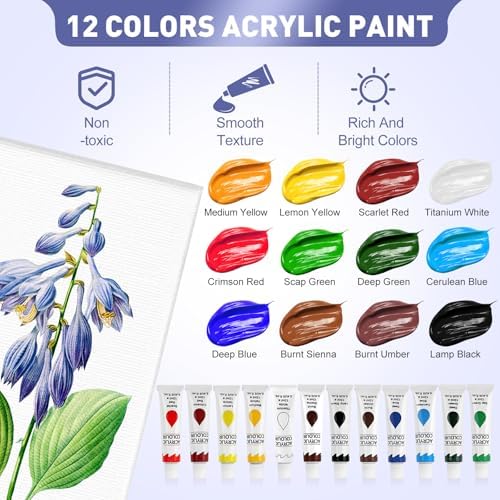 ESRICH 4 Set Acrylic Painting Kits for Adults and Couples - Image 5