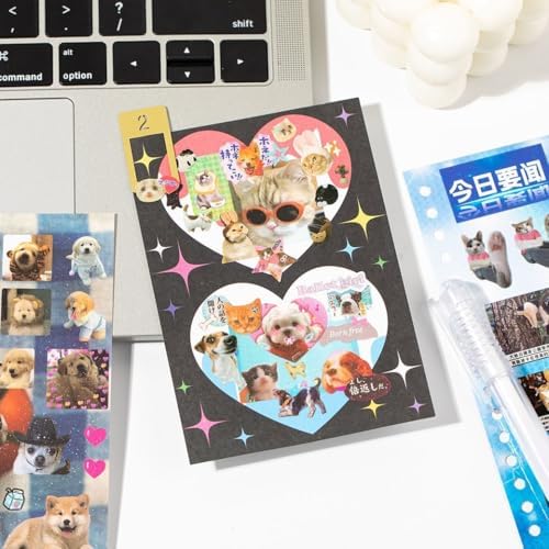 Cat Sticker Book Kawaii Cute Stickers Bulk Aesthetic Funny Meme 800+ - Image 2