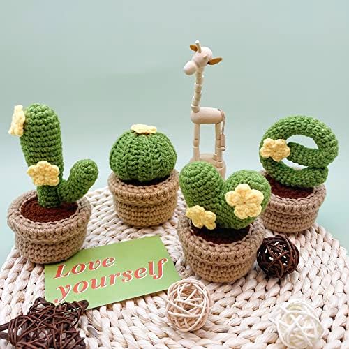 Lily's Lyric Crochet & Craft Kit | Cactus Love| Step-by-Step Video Tutorial for Adults Teenagers | Craft Gift Idea DIY Home Decoration - Image 6
