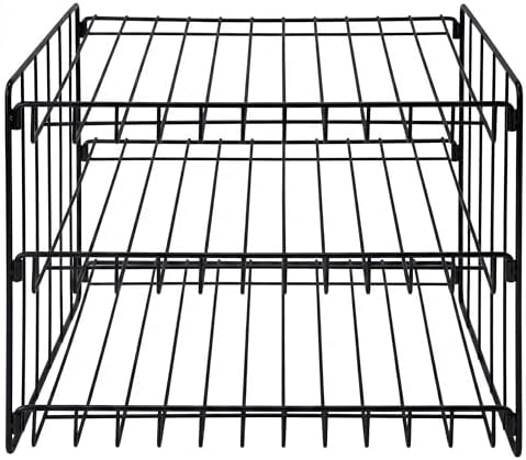 Kitchen Details 3 Tier Can Storage Organizer Rack in Black - Image 2