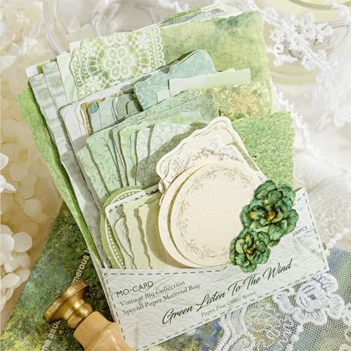 100 Sheets Vintage Scrapbook Papers Journaling Scrapbooking Supplies Kit junk journal supplies Decorative Craft Paper for Planner, Collage Paper Embellishment - Image 6