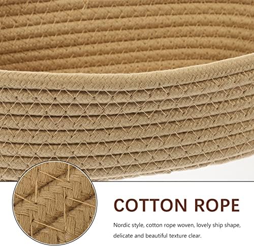Cotton Rope Woven Shelf Basket, Soft Mini Storage Bin - Image 5