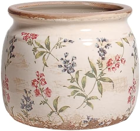 Xiaan Jiaju Flower Pots, Vintage Antique Ceramic Planters for Indoor Plants by XiaanJiaju