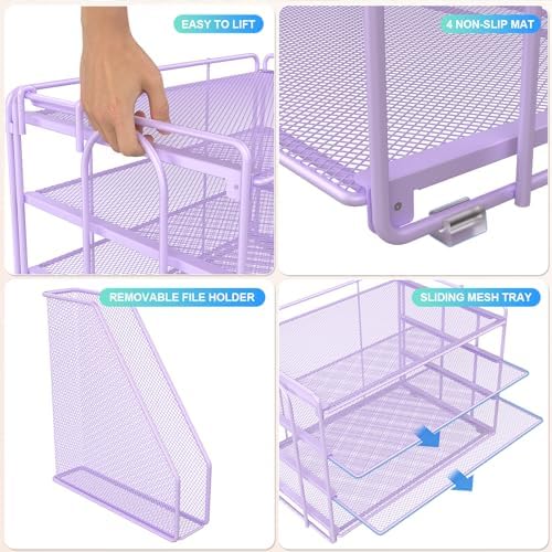gianotter 4-Tier Paper Organizer With Magazine Holder - Image 6
